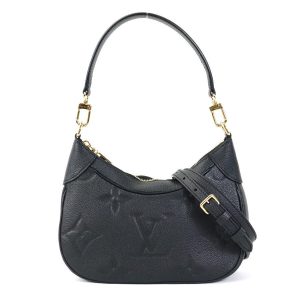 Louis Vuitton Bagatelle Monogram Empreinte Leather Black Handbag