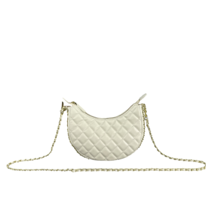 Chanel Small Chain Around Hobo White Handbag