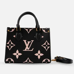 Best of Louis Vuitton OnTheGo PM Black Medium Handbag