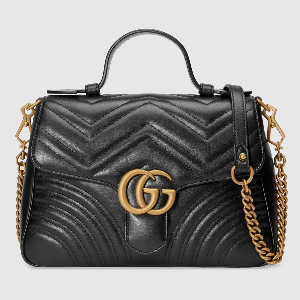 GUCCI GG Marmont Small Top Handle Bag