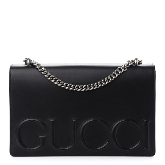 Gucci Chain Strap Shoulder Bag Black