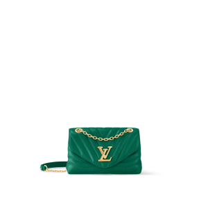 Louis Vuitton New Wave MM Chain Bag Emerald Green