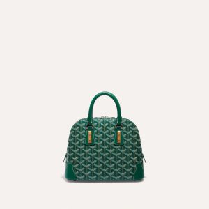 Goyard Grand Hotel Trunk Bag Green Handbag